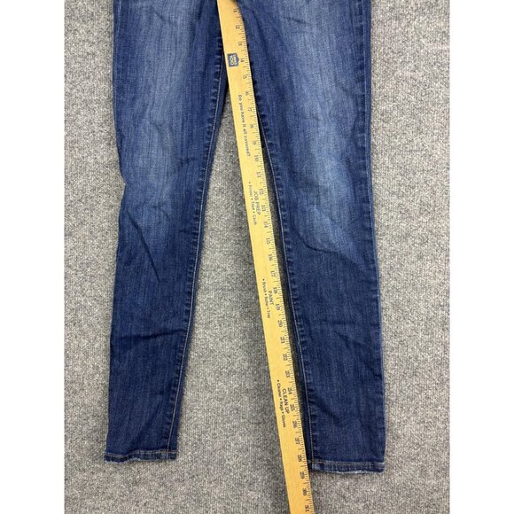 Joe's Jeans Skinny Jeans Womens 27 Blue Stretch Denim Mid Rise Faded CL-4352M - Picture 5 of 8